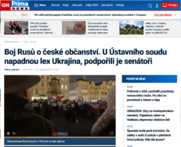 Boj Rusů o české občanství. U Ústavního soudu napadnou lex Ukrajina, podpořili je senátoři