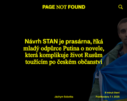 Návrh STAN je prasárna, říká mladý odpůrce Putina o novele, která komplikuje život Rusům toužícím po českém občanství